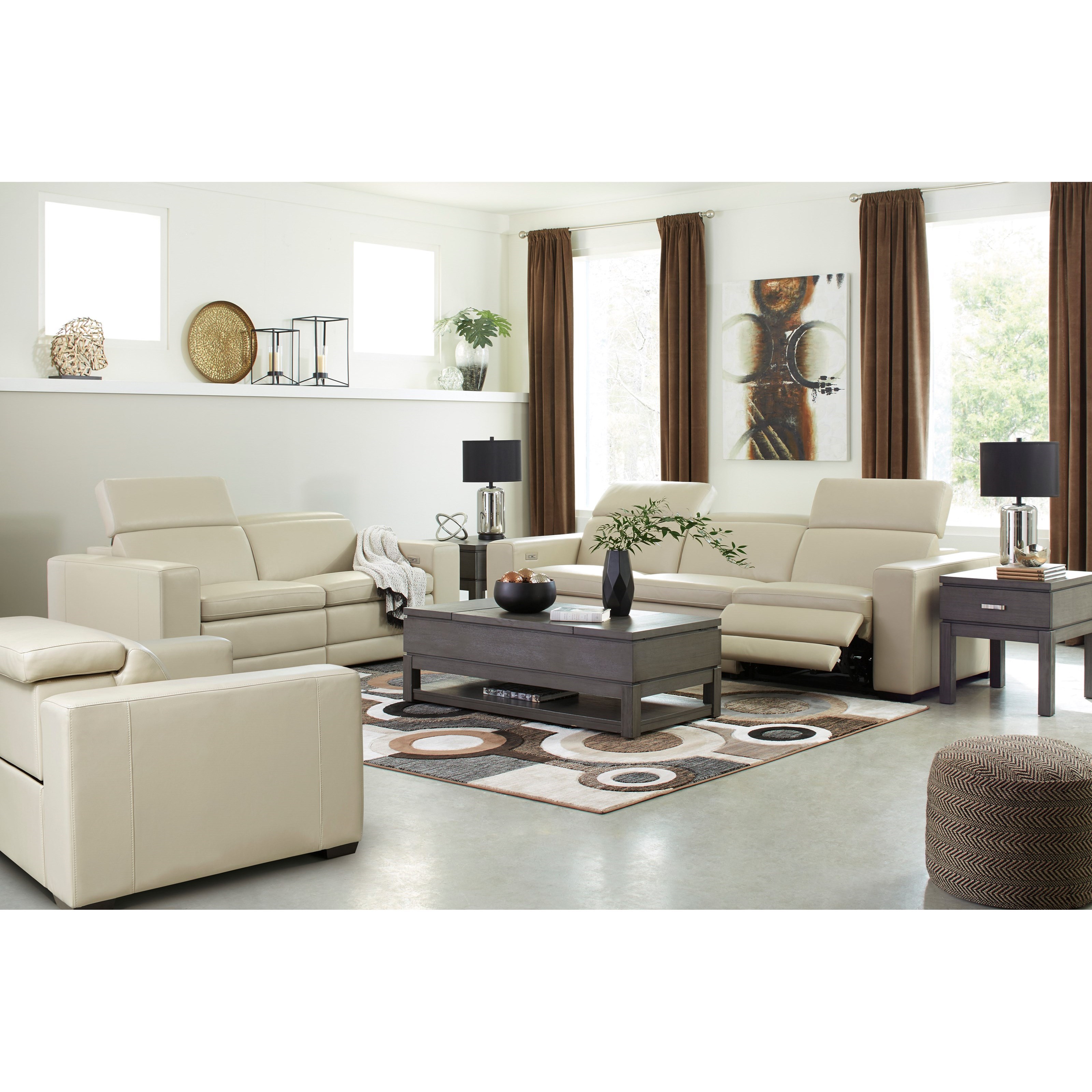 Signature Design by Ashley Texline U59604 Living Room Group 2 Power